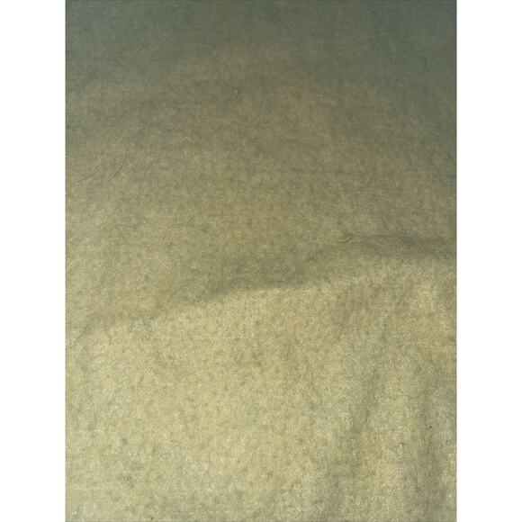 Vintage Acrylic Blanket Full Queen Yellow Satin Trim Pink Blue Flowers 91 X 71 - Picture 7 of 10